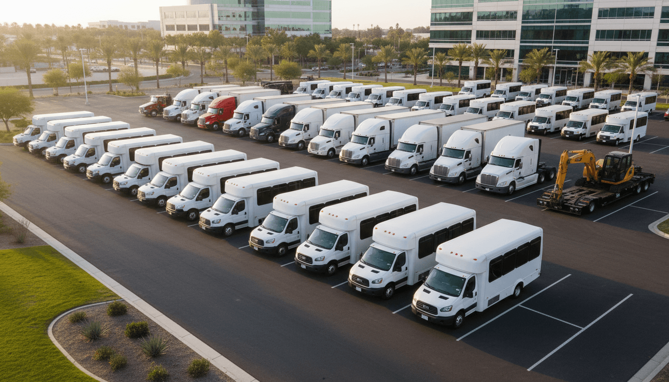 Commercial truck available for lease