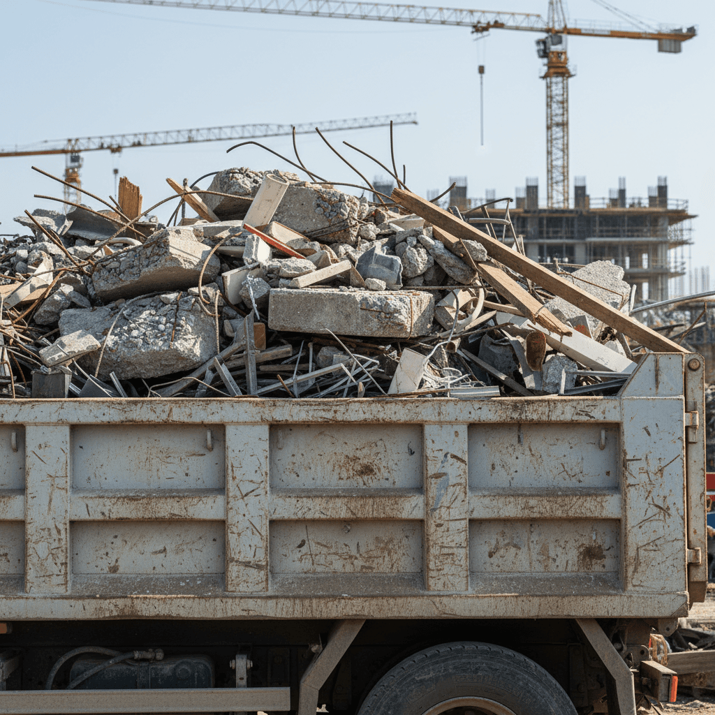 Dump truck ready for service